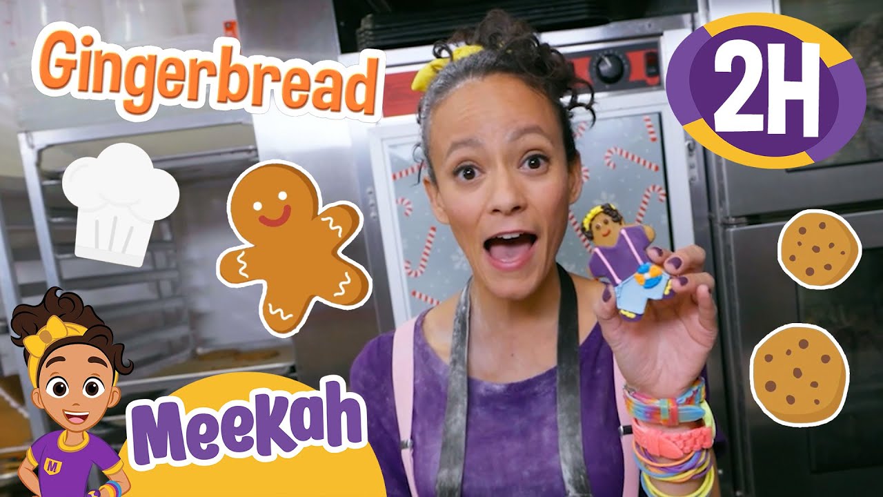 Meekah's Great Gingerbread Bakeoff! | 2 HOURS OF MEEKAH! | Educational Videos for Kids