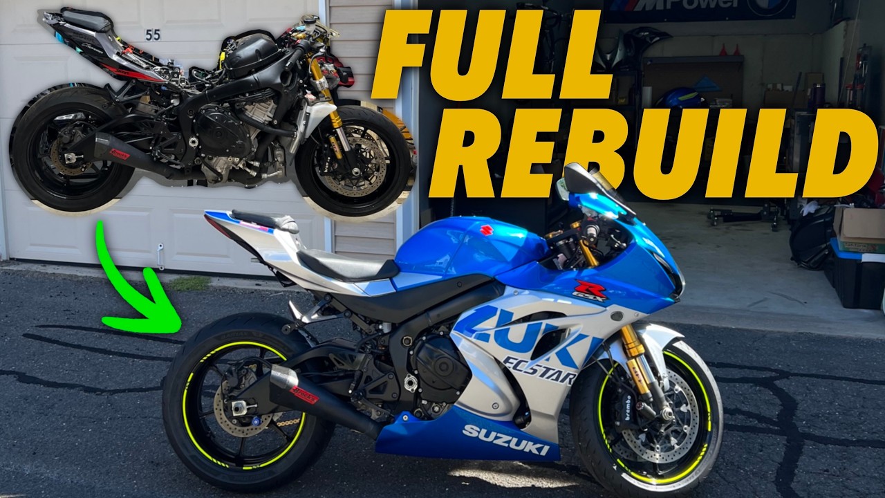 2022 GSXR1000R Salvage Bike Rebuild (Full Restoration)