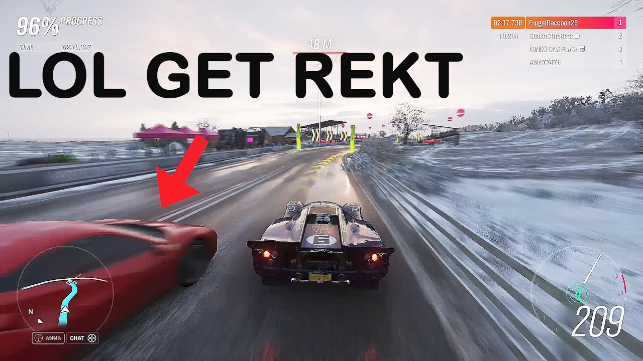 Forza Horizon 4 - Idiot Rammer Gets Instant Karma :)