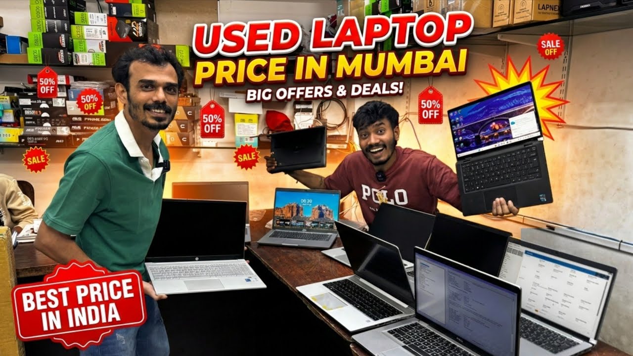 Cheapest Second Hand Laptops in Lamington Road Mumbai 💻 | COD & EMI Available #laptop #lamingtonroad
