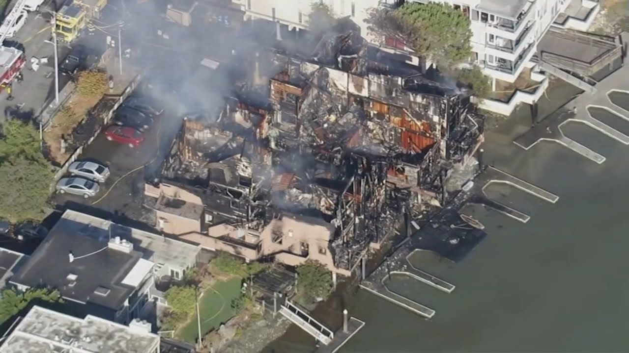 8 injured, 50 displaced after massive fire destroys San Rafael, CA apartment building