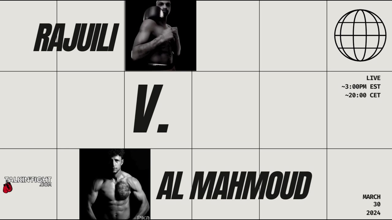 LIVE STREAM: David Rajuili v. Alaa Al Mahmoud