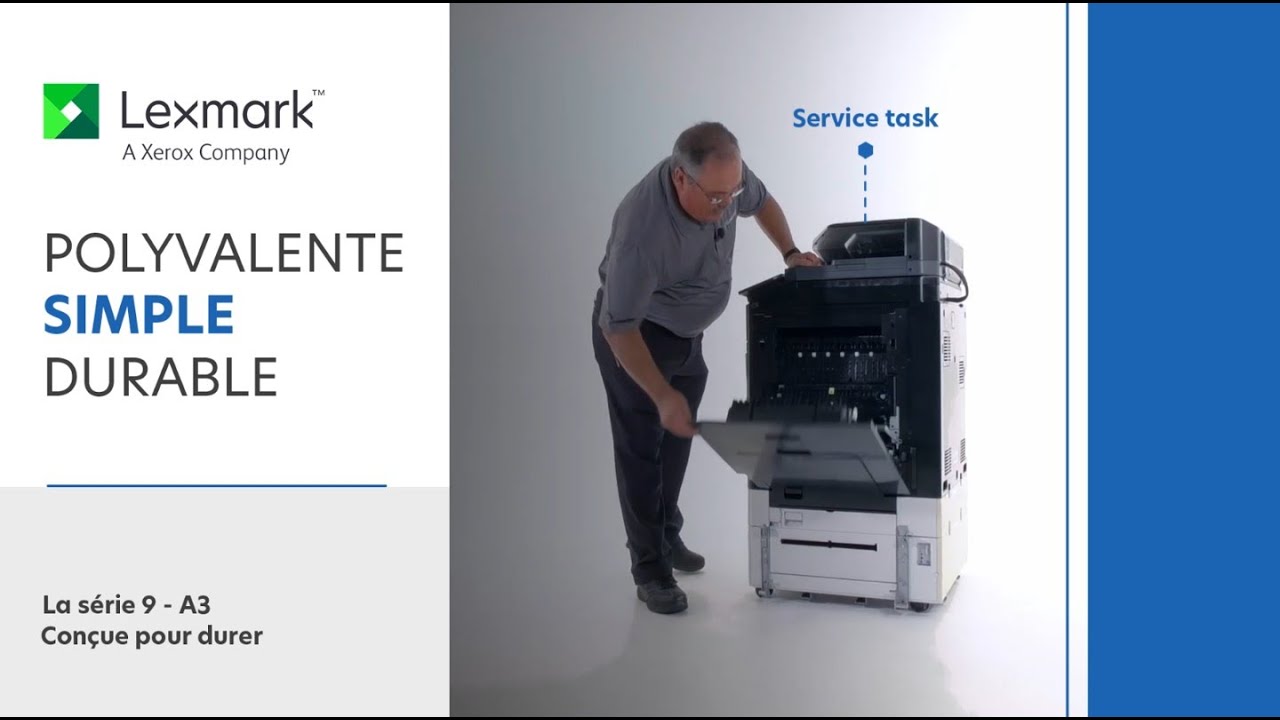 La série A3 9 de Lexmark offre une large gamme de services. - french