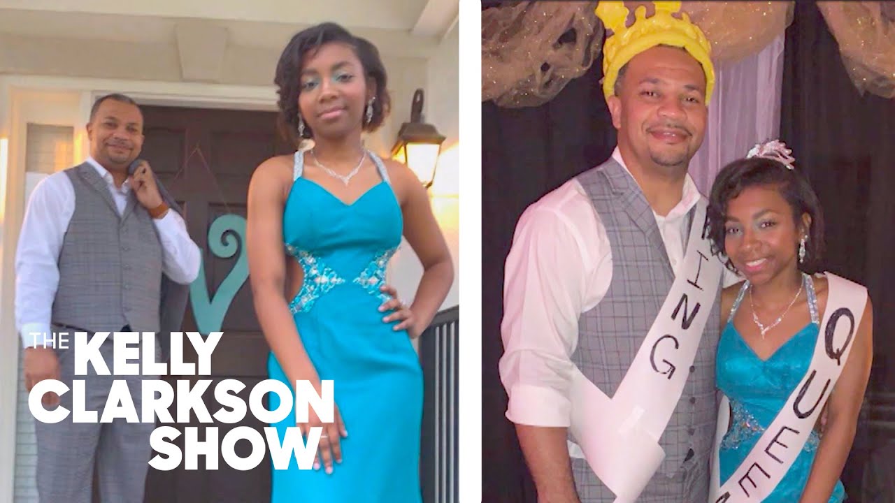 Dad Recreates Prom At Home For High School Daughter In Quarantine