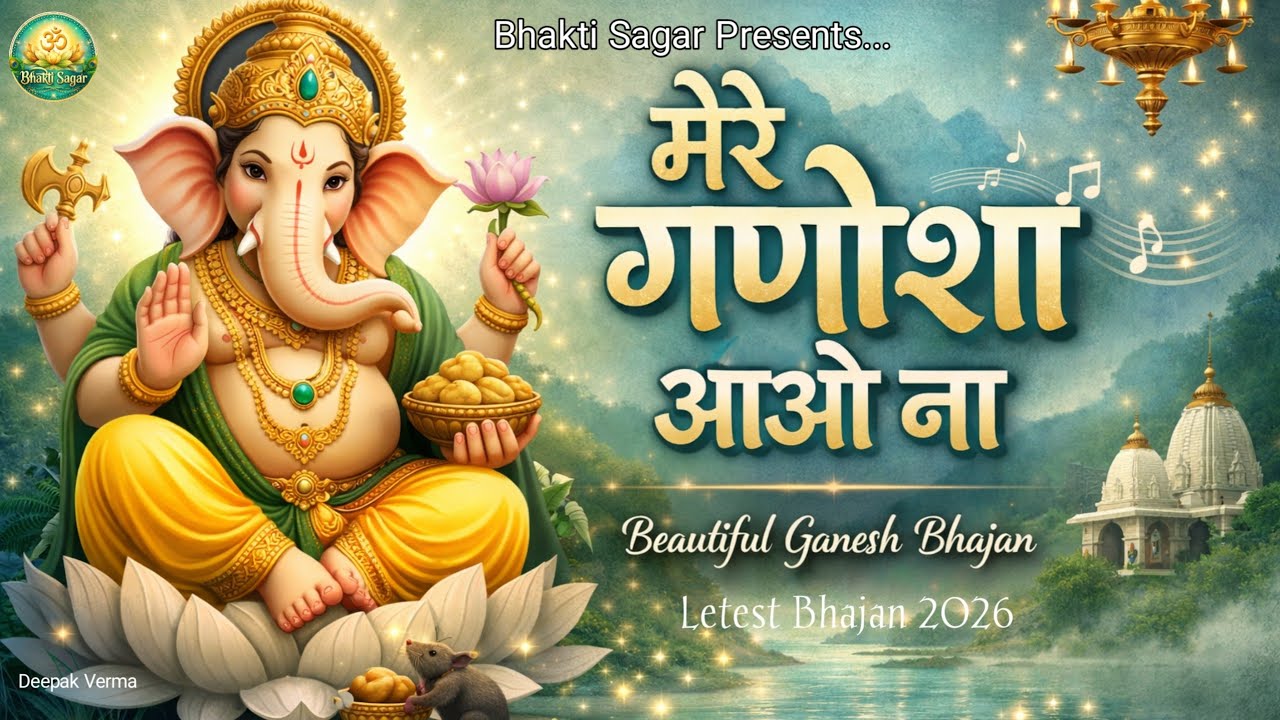 मेरे गणेशा आओ ना 🙏 |  Ganesh Bhajan 2026 | Latest Ganpati Song | D-series Bhakti Sagar
