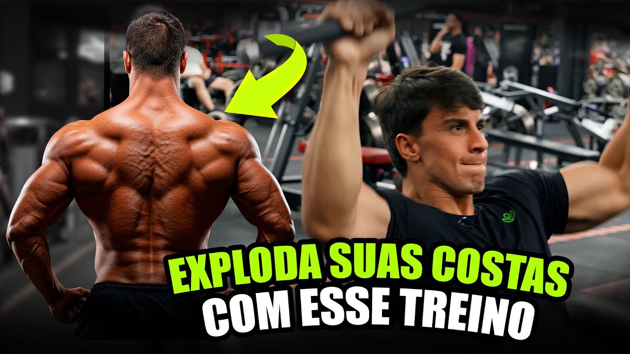 O TREINO DE COSTAS QUE TRANSFORMOU O MEU FÍSICO