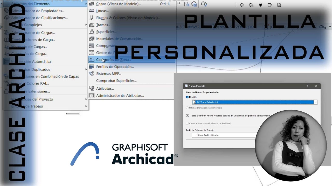 Crea tus Propia Plantilla de ARCHICAD | TIPS de productividad | Archicad 27 | 2025