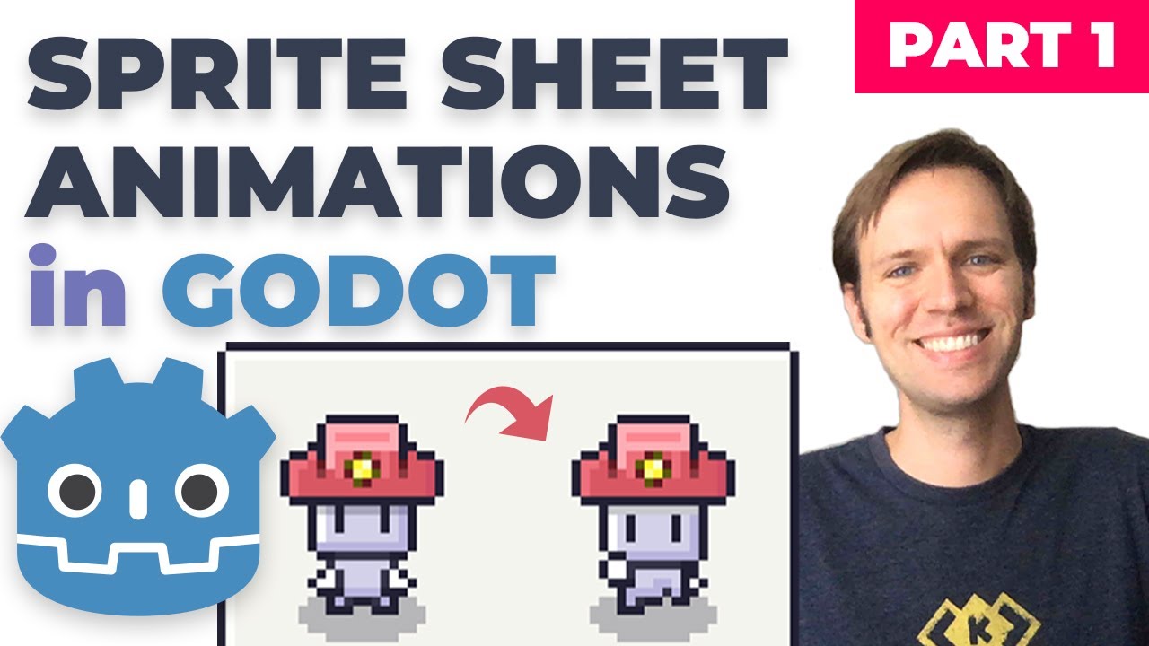 How to animate Sprite Sheets in Godot using AnimationPlayer (beginner tutorial)