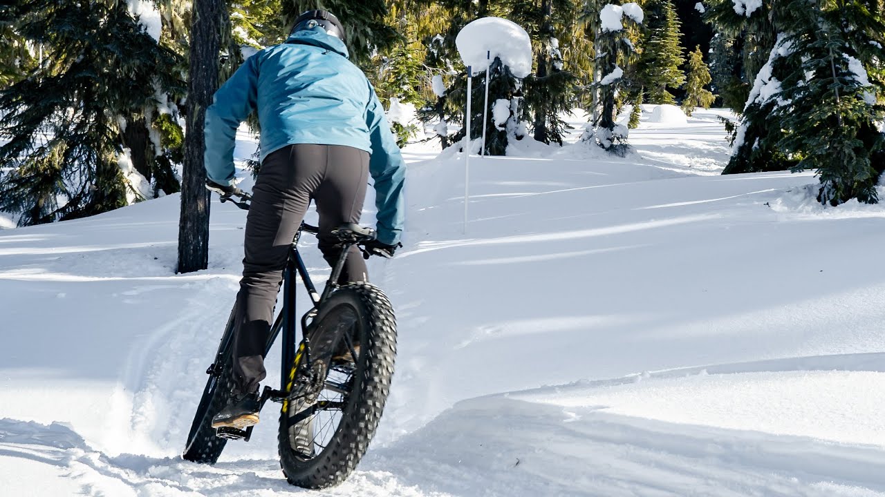 Winter Fat Biking in Perfect Snow Conditions || Canada