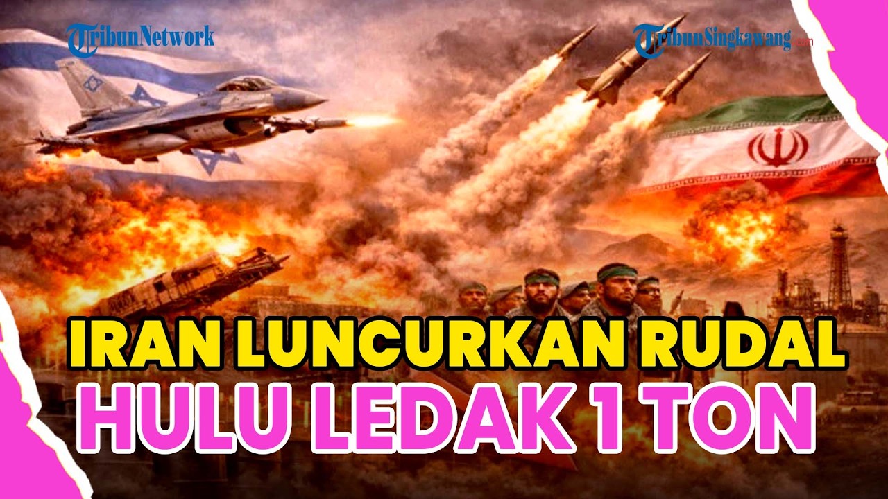 ®️🔴 IRGC IRAN LUNCURKAN RUDAL HULU LEDAK 1 TON❗HANTAM PUSAT PEMERINTAHAN ISRAEL & LOKASI VITAL AS