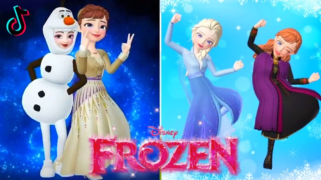 Frozen Dance & Zepeto TikTok. Elsa, Anna, Olaf Dance #3