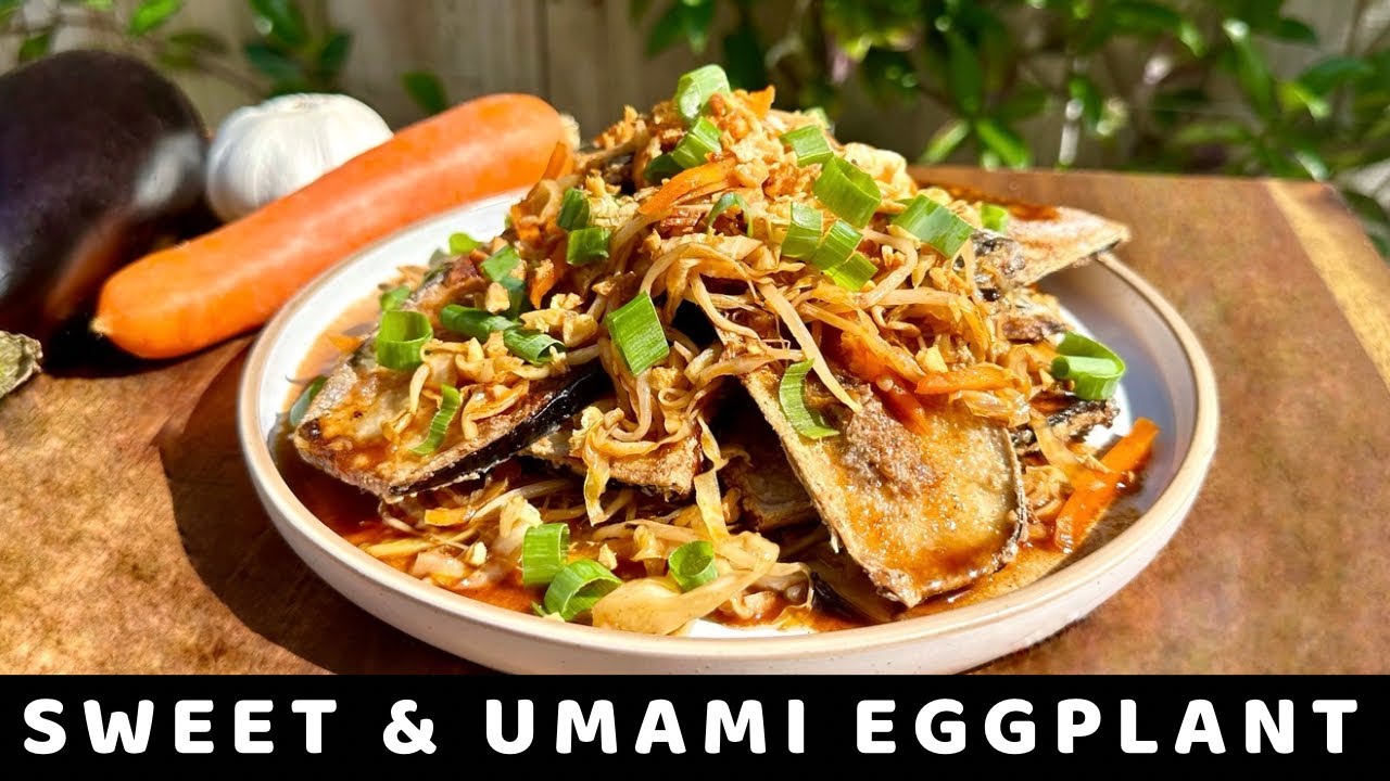 HOW TO COOK SWEET AND SAVOURY EGGPLANT | Frey and Maria