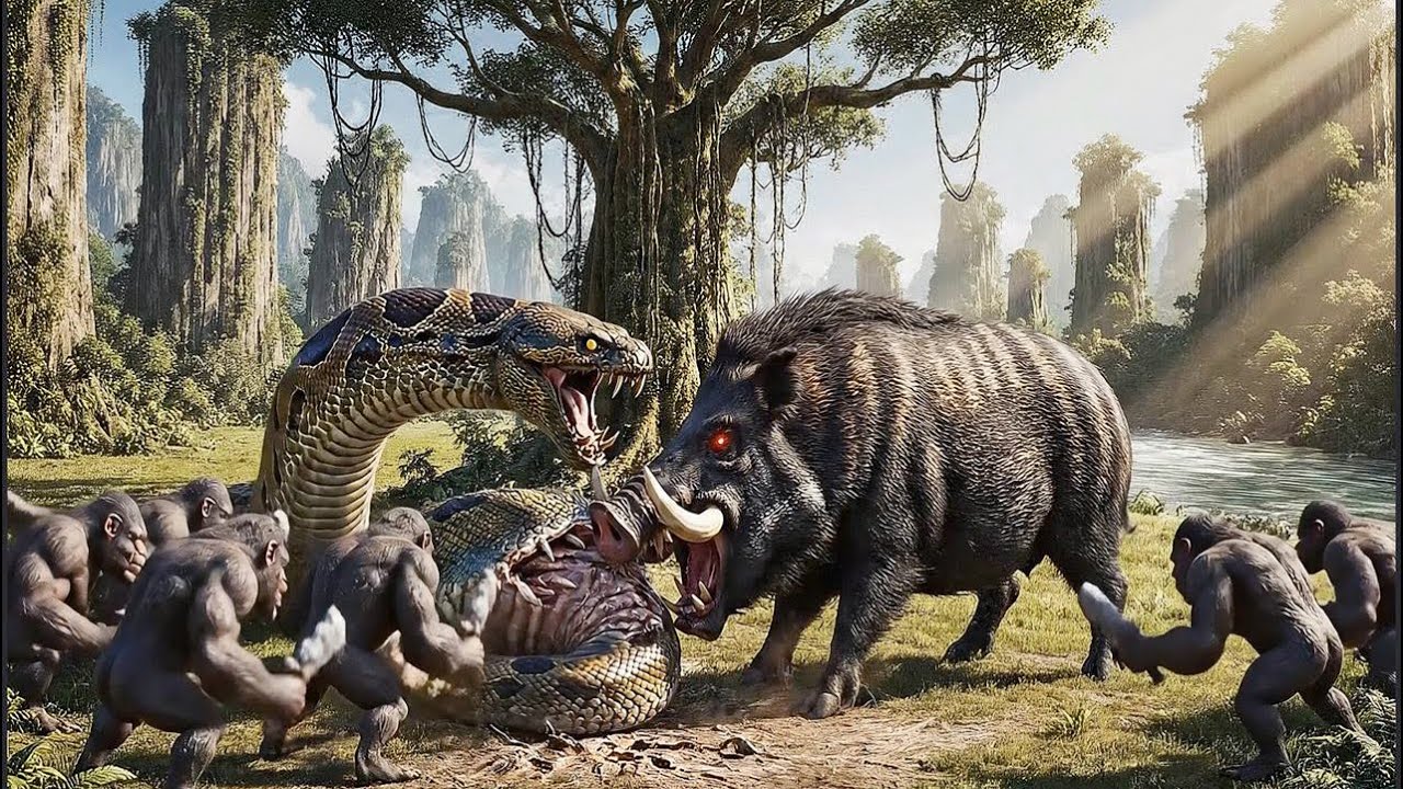 Prehistoric Humans vs Titanoboa – The Most Brutal Ancient Battle Ever Recorded (Episode 7)!