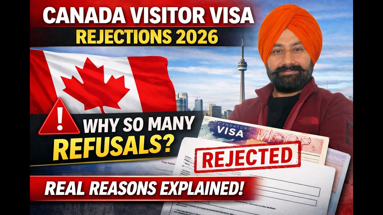 Why Canada Visitor Visas Are Getting Rejected in 2026 | Must Watch Before Applying