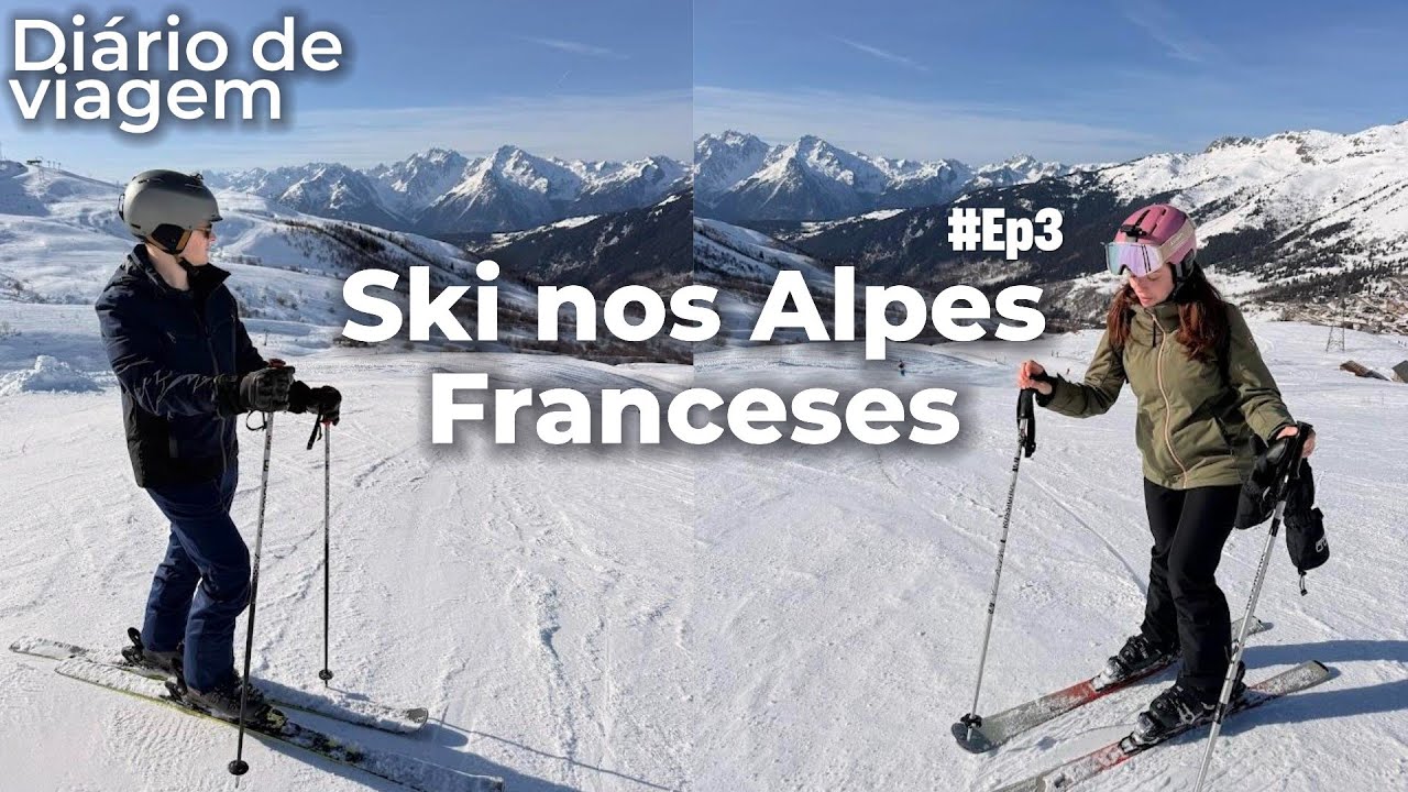Ski nos Alpes Franceses | Dias Perfeitos e minha experiência em Valmorel #Ep3 Caindo & Aprendendo