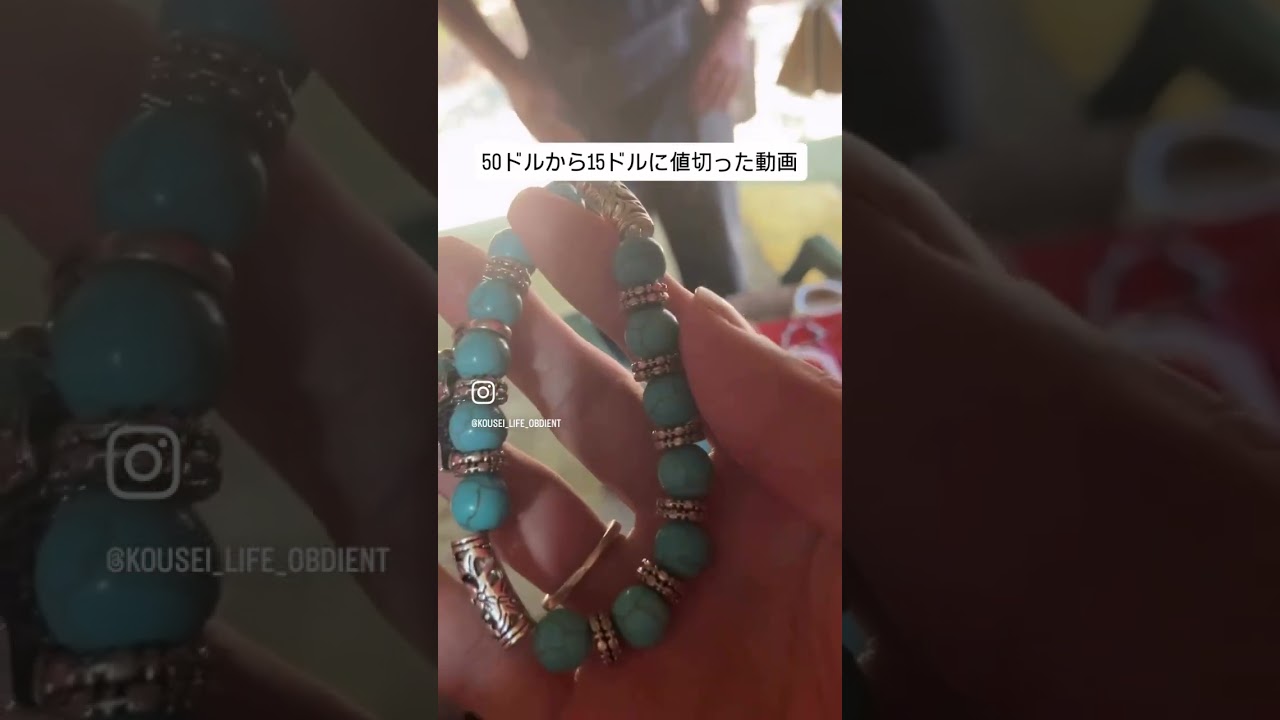 拙い英語まで初値切りに挑戦した動画 