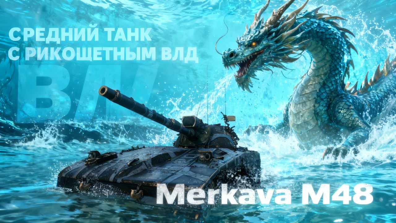 Merkava M48 - ОТЛИЧНАЯ НОВАЯ СТ 9 УРОВНЯ ЗА ОРБИТУ 2.0