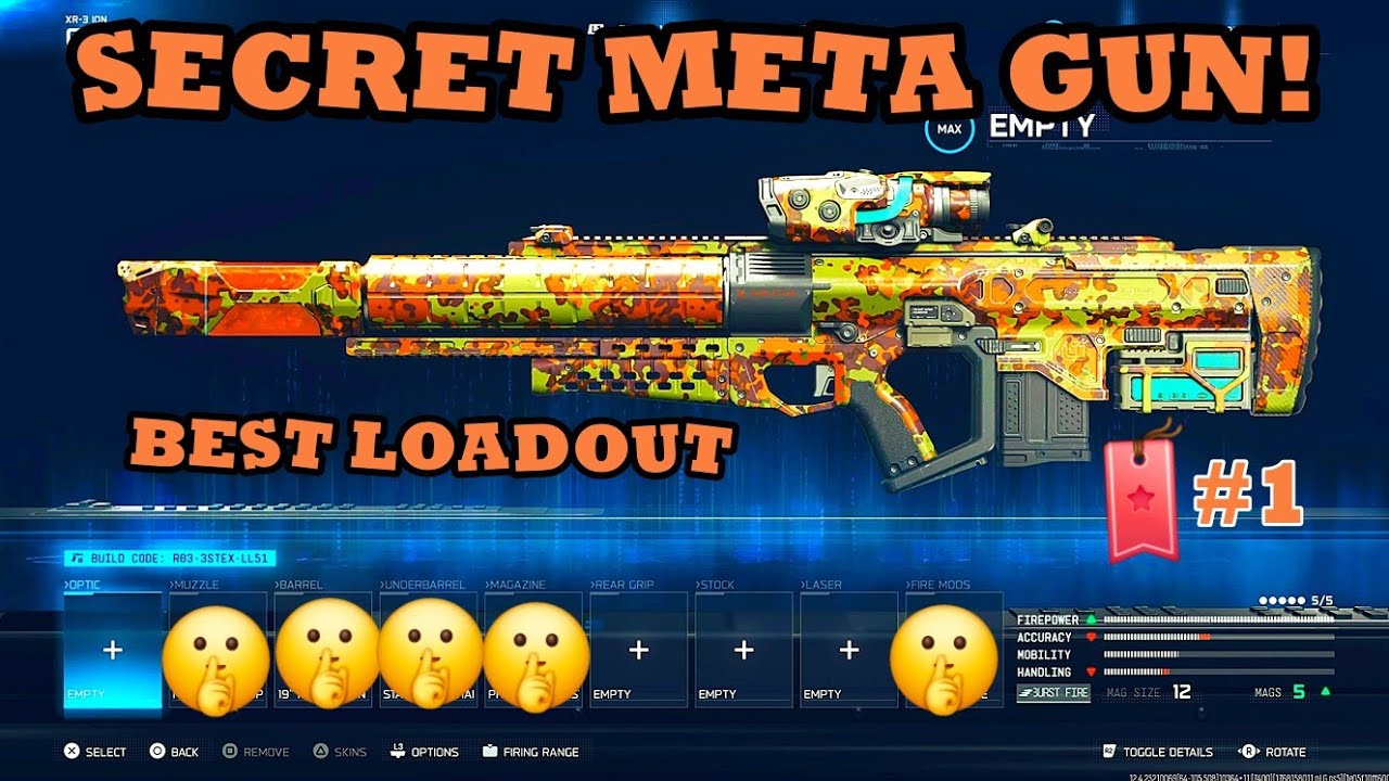Secret META GUN in COD WZ! (BEST XR-3 ION CLASS)