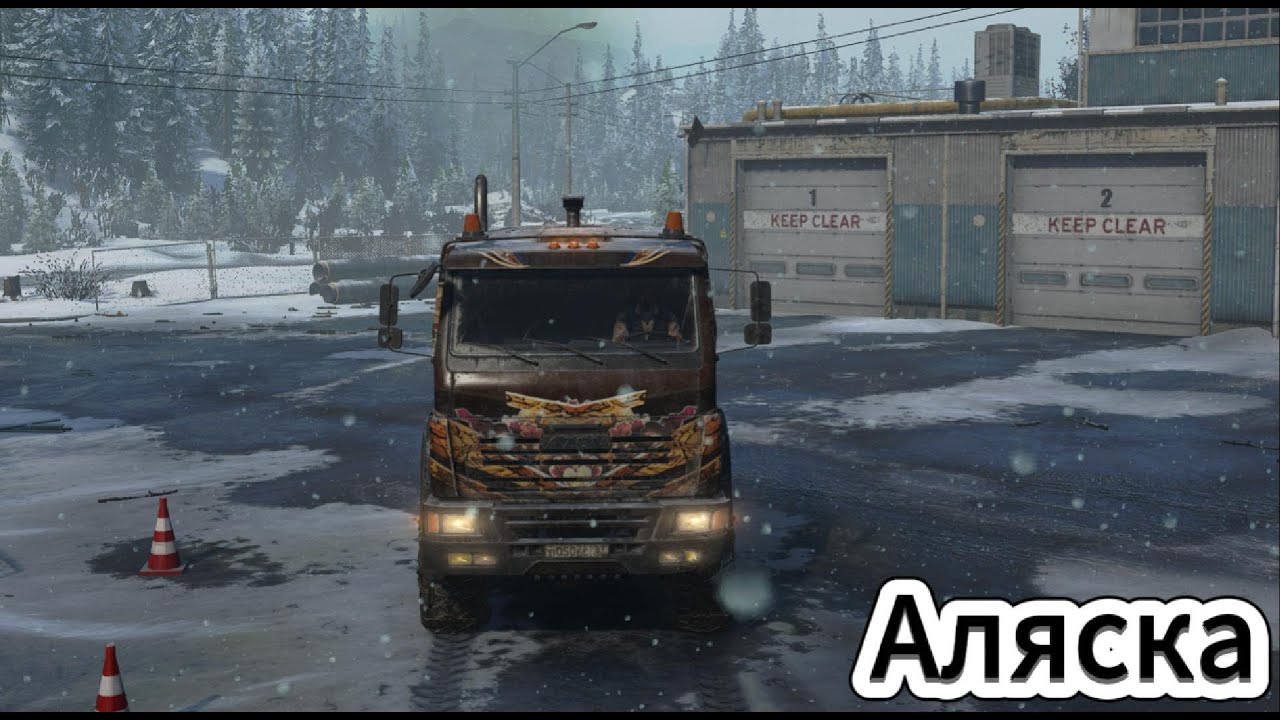 SnowRunner 2026 01 22   Аляска, Проверка эл-ва, Утерянный ремонтный прицеп.