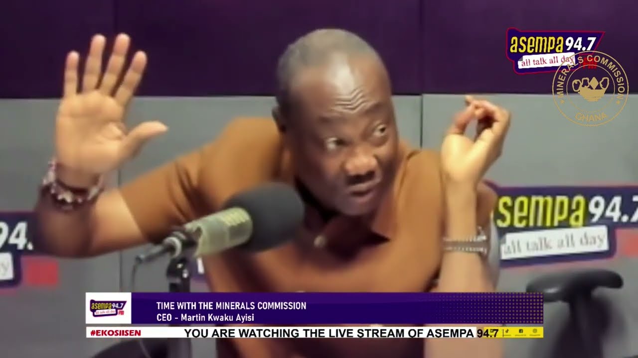 The fight against illegal mining in Ghana -  Asempa FM- Mr.  Martin K  Ayisi
