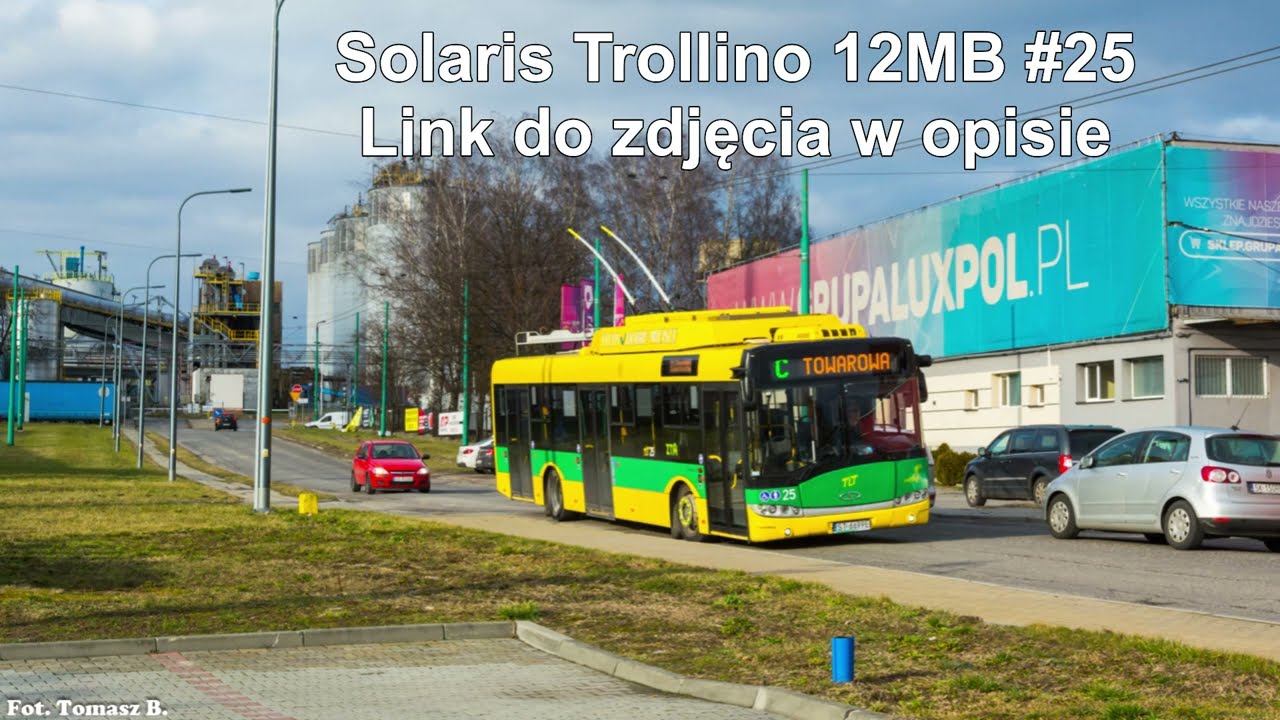 [⇆] TLT Tychy | Solaris Trollino 12MB #25 | Linia B (przejazd)
