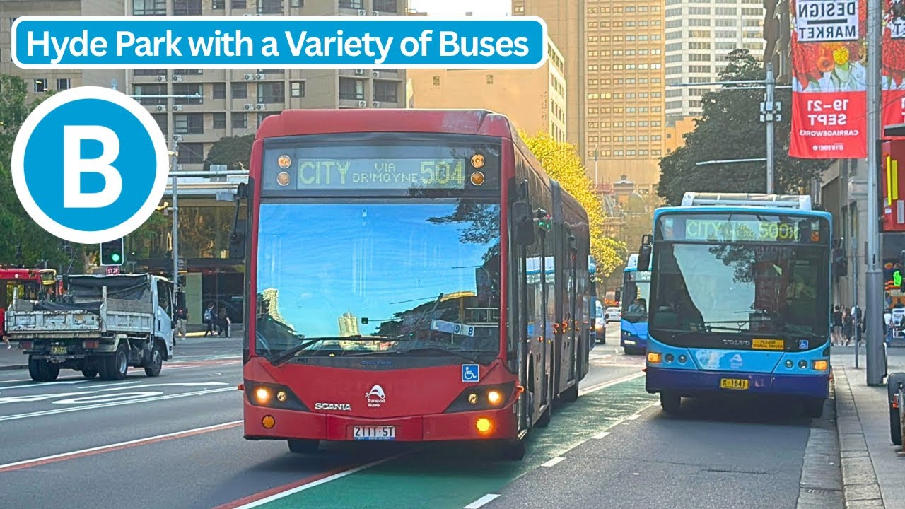 Sydney Transport Vlog 141: Hyde Park Buses