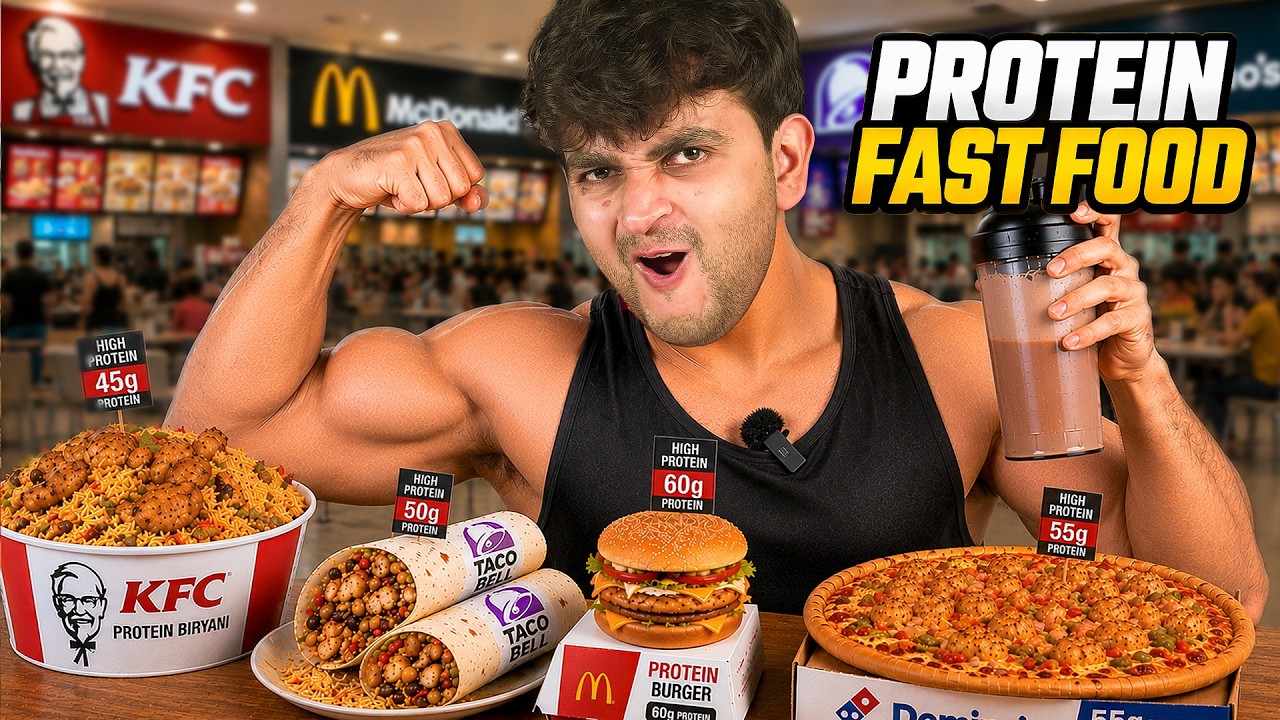Trying Highest Protein Foods of Fast Food Restaurants