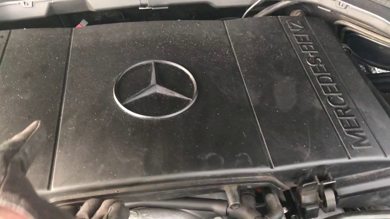 ЗАМЕНА СВЕЧИ ЗАЖИГАНИЯ MERCEDES S500 ПРОПУСК ВОСПЛАМЕНЕНИЯ, ЗАГОРАНИЕ ДВИГАТЕЛЯ, НЕРОВНЫЙ ХОЛОСТО...