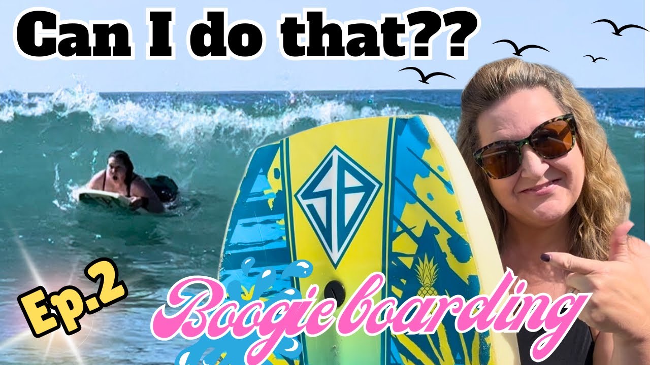 Episode 2: One legged Boogie Boarding || Can I do it??