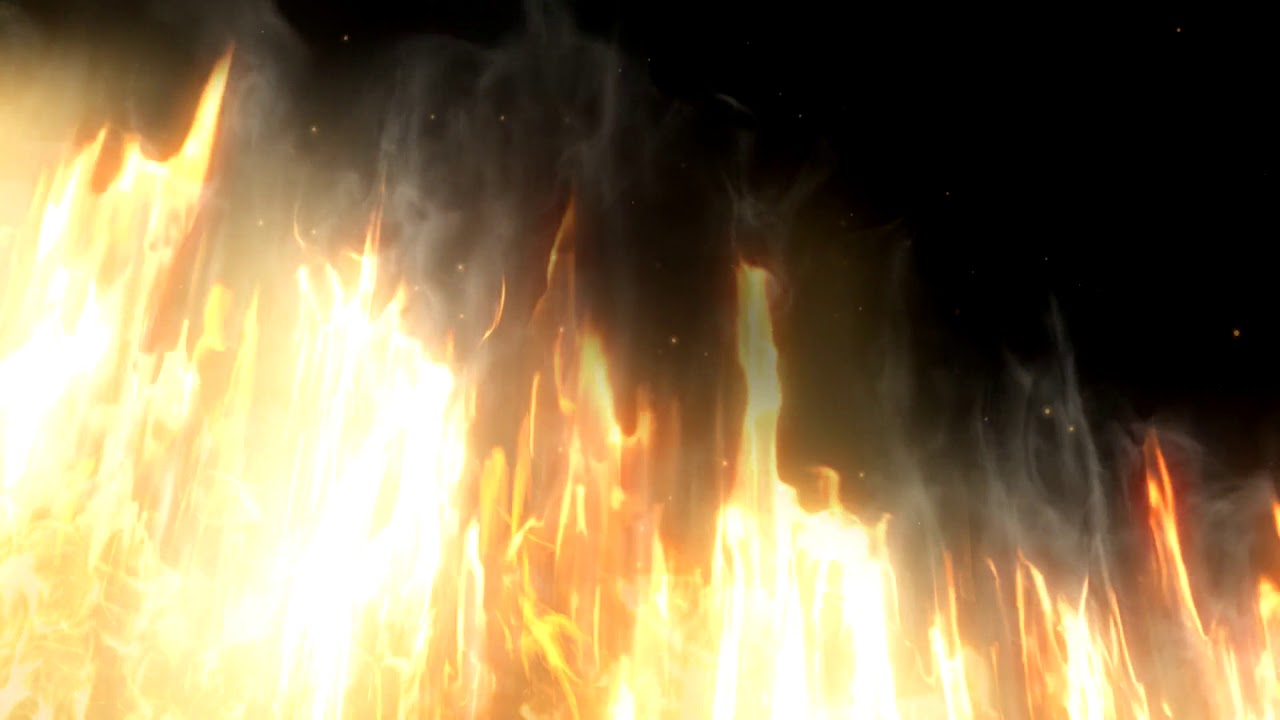 105 Dynamic gold raging fire photography&video background video material for video producer