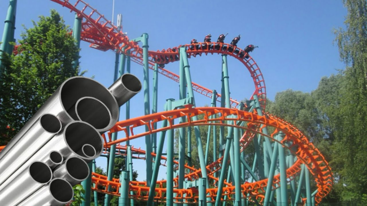 POV: Your riding a Vekoma SLC but for every bad transition, a metal pipe falls&hellip;