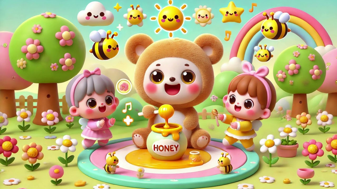 🐻🍯 Baby Bear Honey Hunt – Cute, Funny & Sweet Adventure for Kids