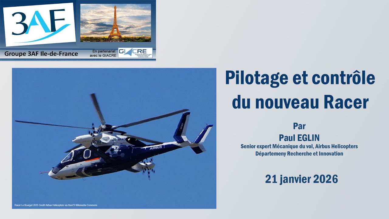 2026 01 Pilotage et contrôle du Racer par Paul Eglin vidéo