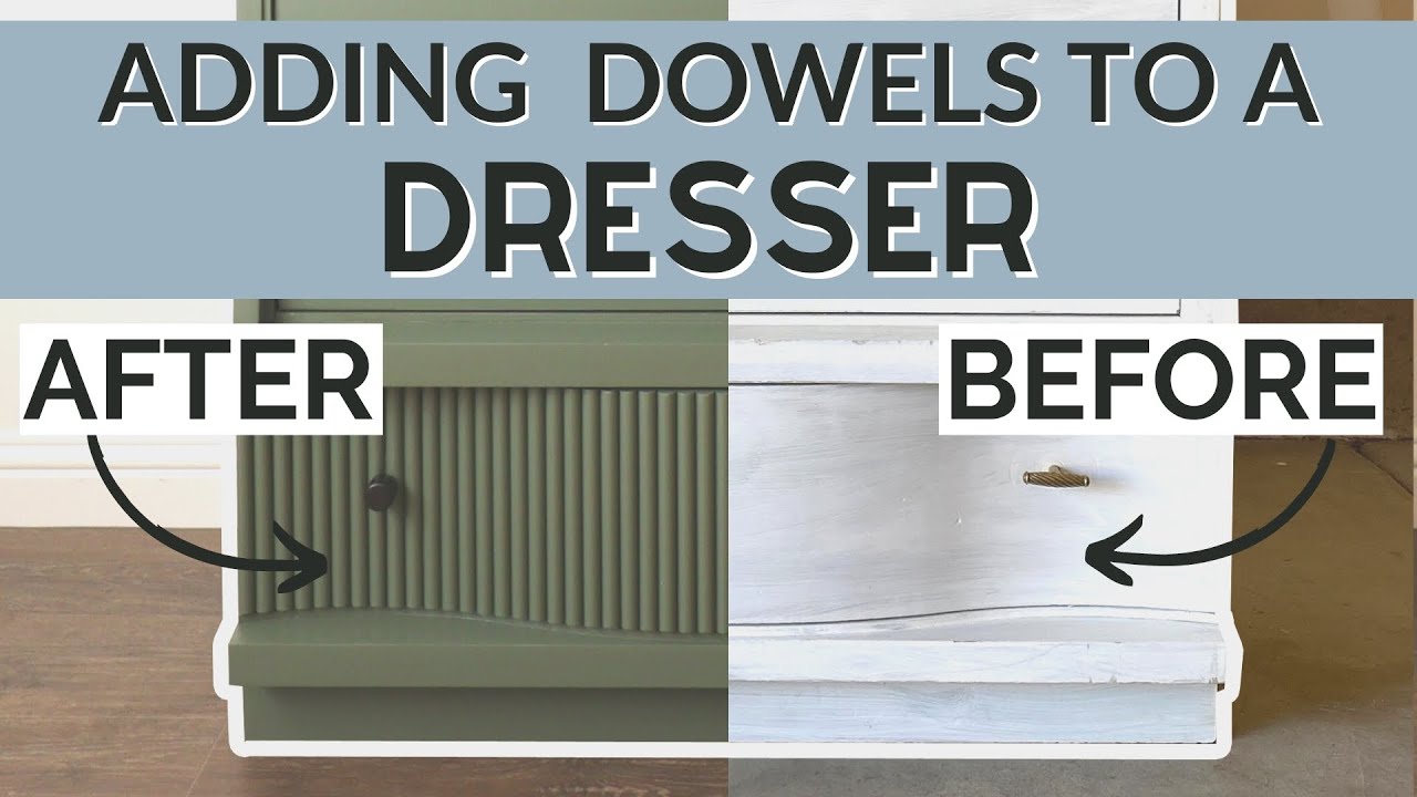 DIY Fluted Dresser | How to Paint with Fusion Mineral Paint | Checking for Lead Based Paint