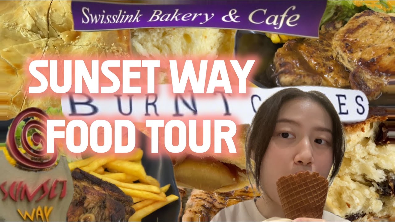 Rating Everything I Ate at Sunset Way | Swisslink Bakery, Fredo's, Burnt Cones, Torched
