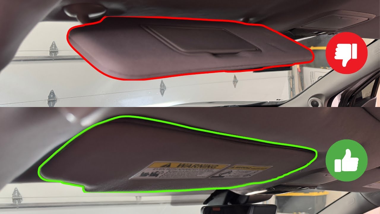 Как заменить современные солнцезащитные козырьки Honda