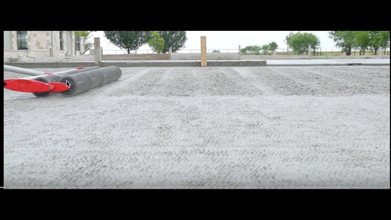 Texas Barndominums Erik's videos are awesome Marshalltown roller Tamper Concrete pad placement tips