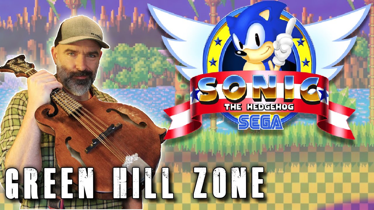 SONIC ★ Green Hill Zone ★ Banjo cover #sonic