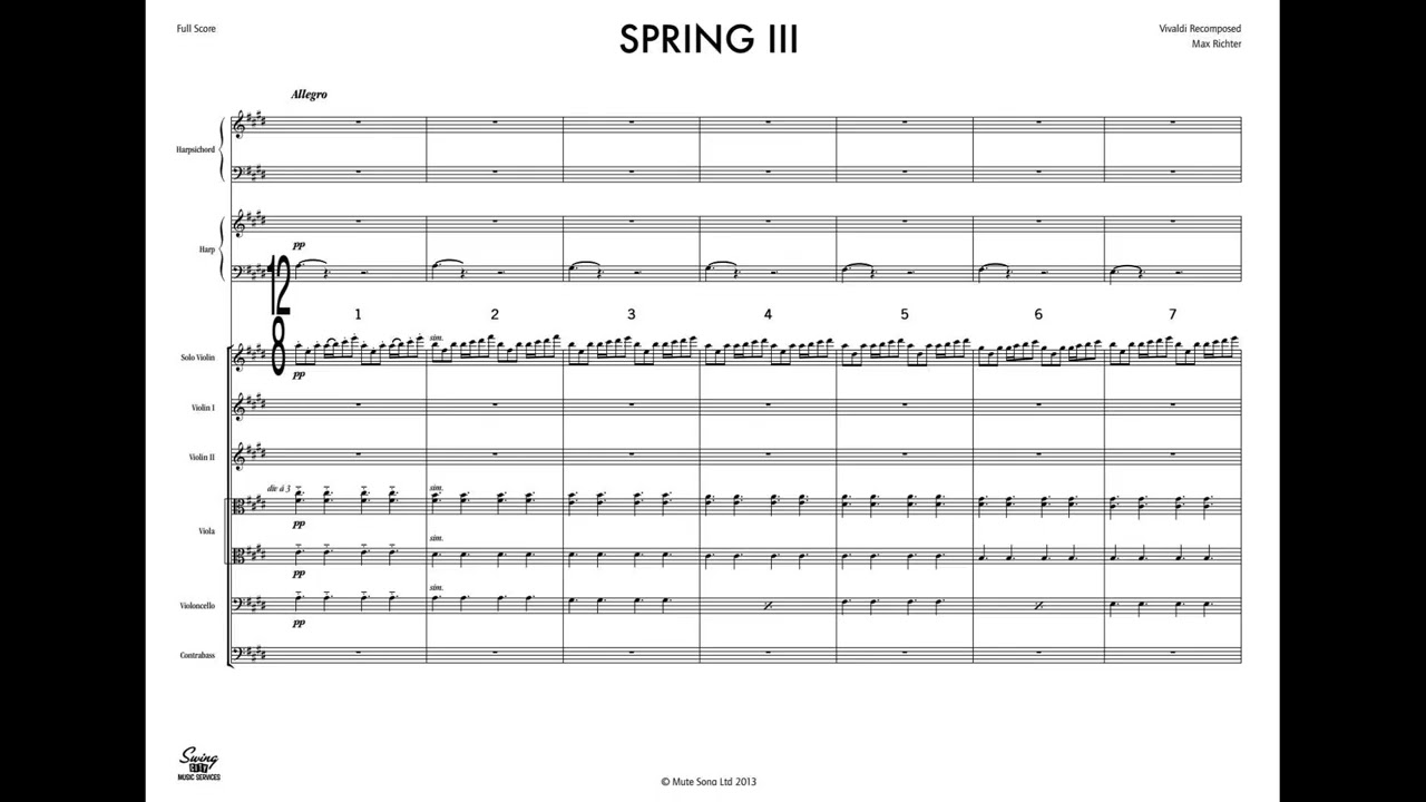 Recomposed by Max Richter: Vivaldi - The Four Seasons - Score