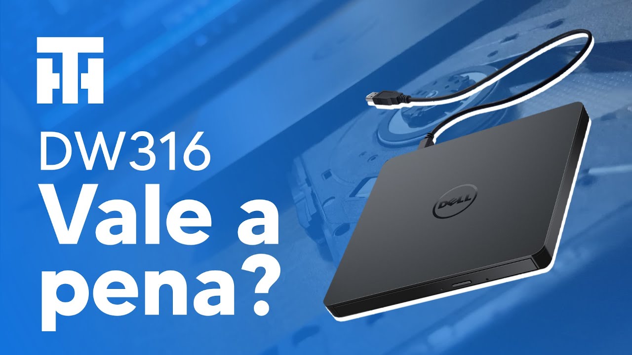 Leitor de disco Dell USB (DW316) vale a pena? #umboxing #primeirasimpressões