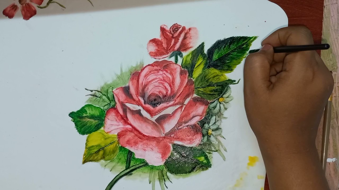 طريقة الرسم فوق عجينة السكر الخاصة بالحلويات dessin sur la pâte à sucre