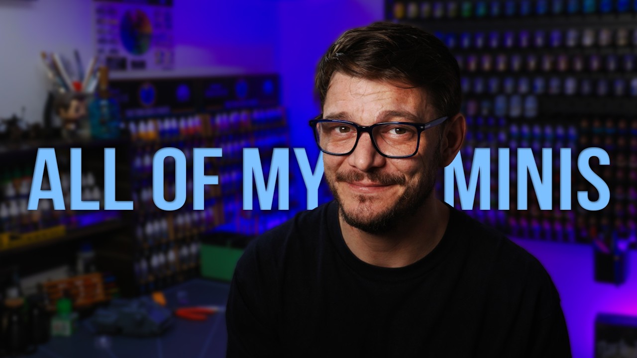 Every Mini I've Painted & Hobby Room Tour | Hobby Report #1