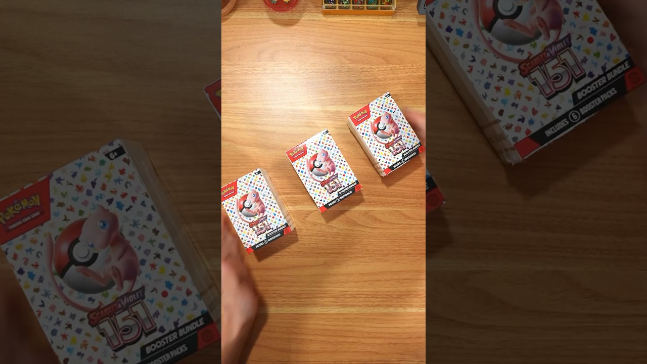 Pok&eacute;mon Cards Scarlet and Violet 151 Booster Bundle Opening
