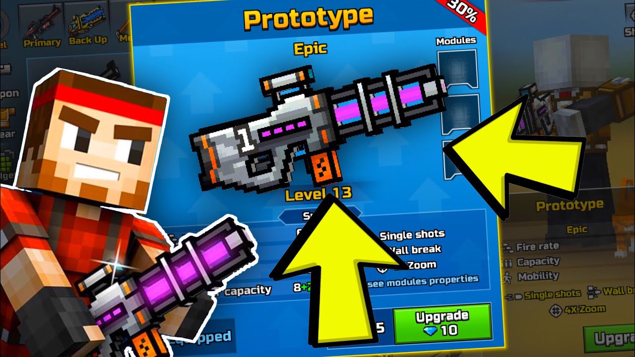 This is the *BEST* Sniper in PIXEL GUN 3D for LOW-LEVEL Players [16.2.2]!