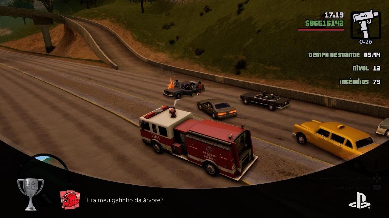 Grand Theft Auto: San Andreas – The Definitive Edition_Tira meu gatinho da árvore?