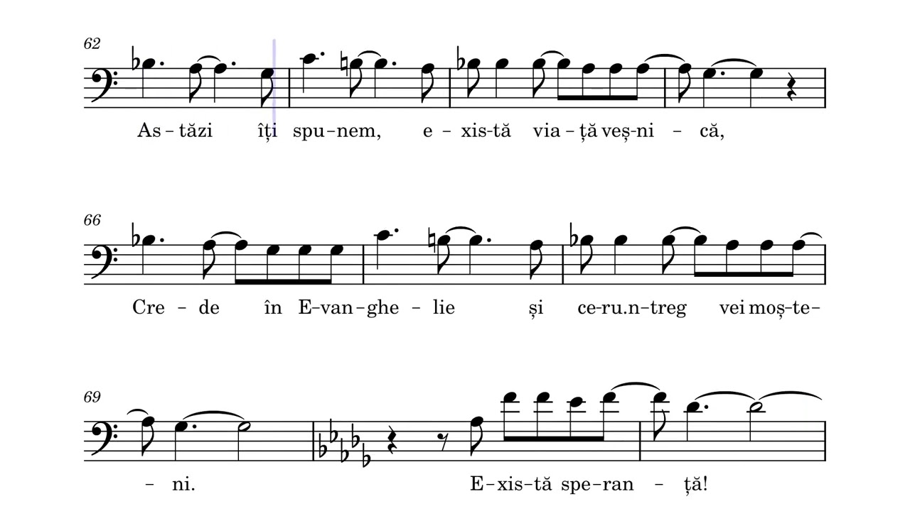 Exista speranta   TENOR