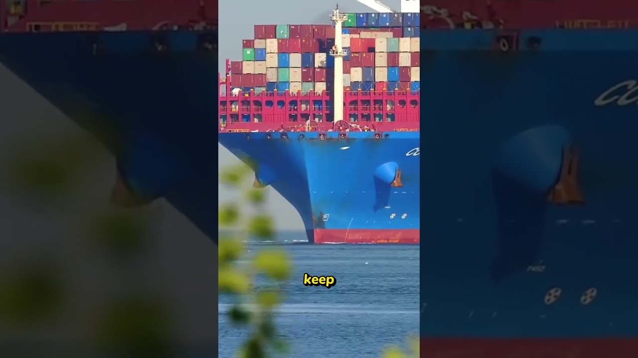 How This Locking System Keeps Cargo Ships Stable in Extreme Conditions #maritime #engineering
