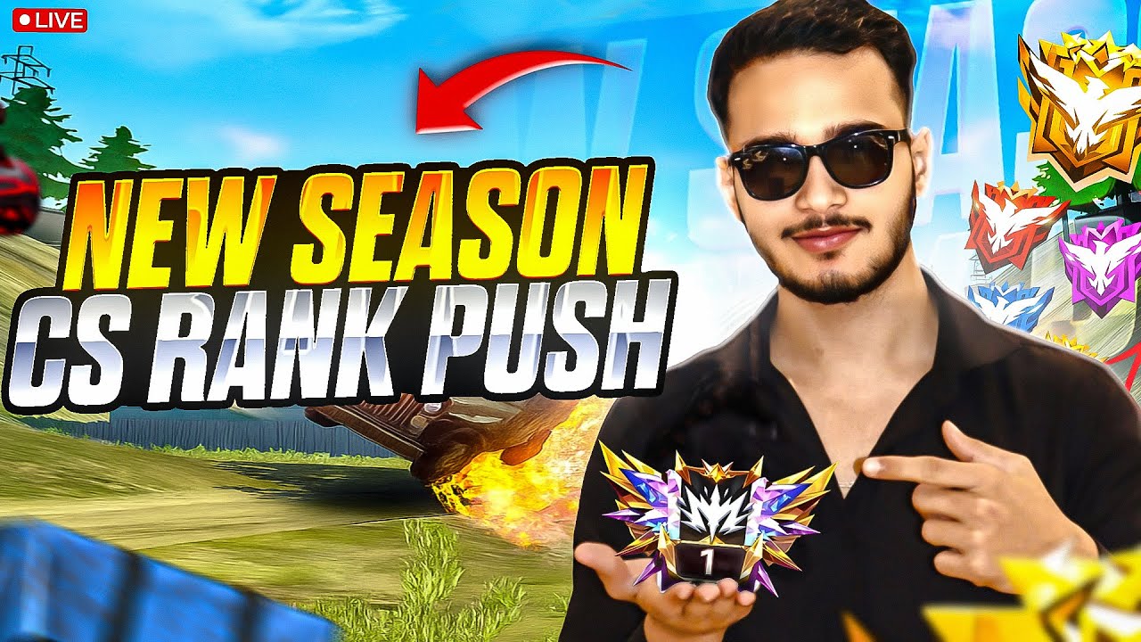 New CS-Ranked Season 🚀+ Serious Rank Push 🤯💫 After Long 🕒🔥 #freefire #asifgamer #nonstop_live #live