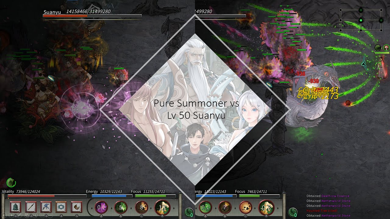 Tale of Immortal | Chaos Mode | 38. Pure Summoner vs Lv50 Suanyu (Wood)