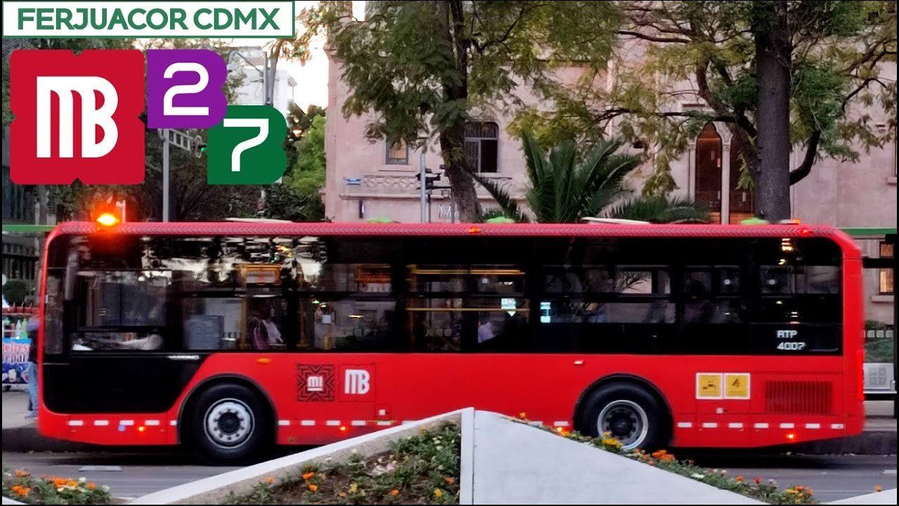 Metrobús CDMX - Líneas 2 y 7 - De Paris a Alameda Tacubaya  - RECORRIDO COMPLETO